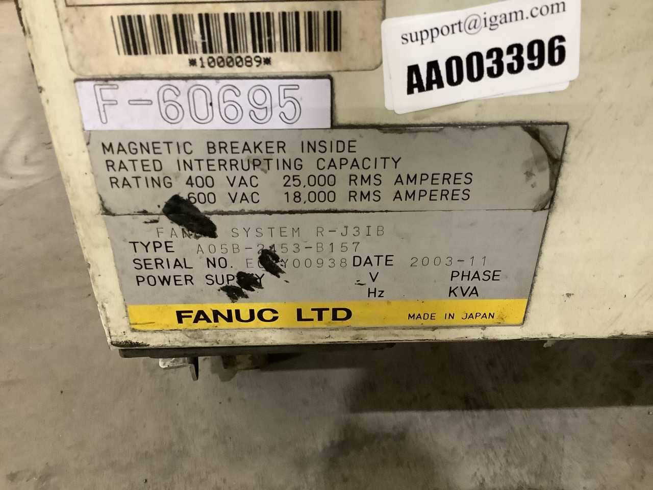 Fanuc 2000IA 200F  (No guarantee operational) - INDUSTRIAL ROBOTS