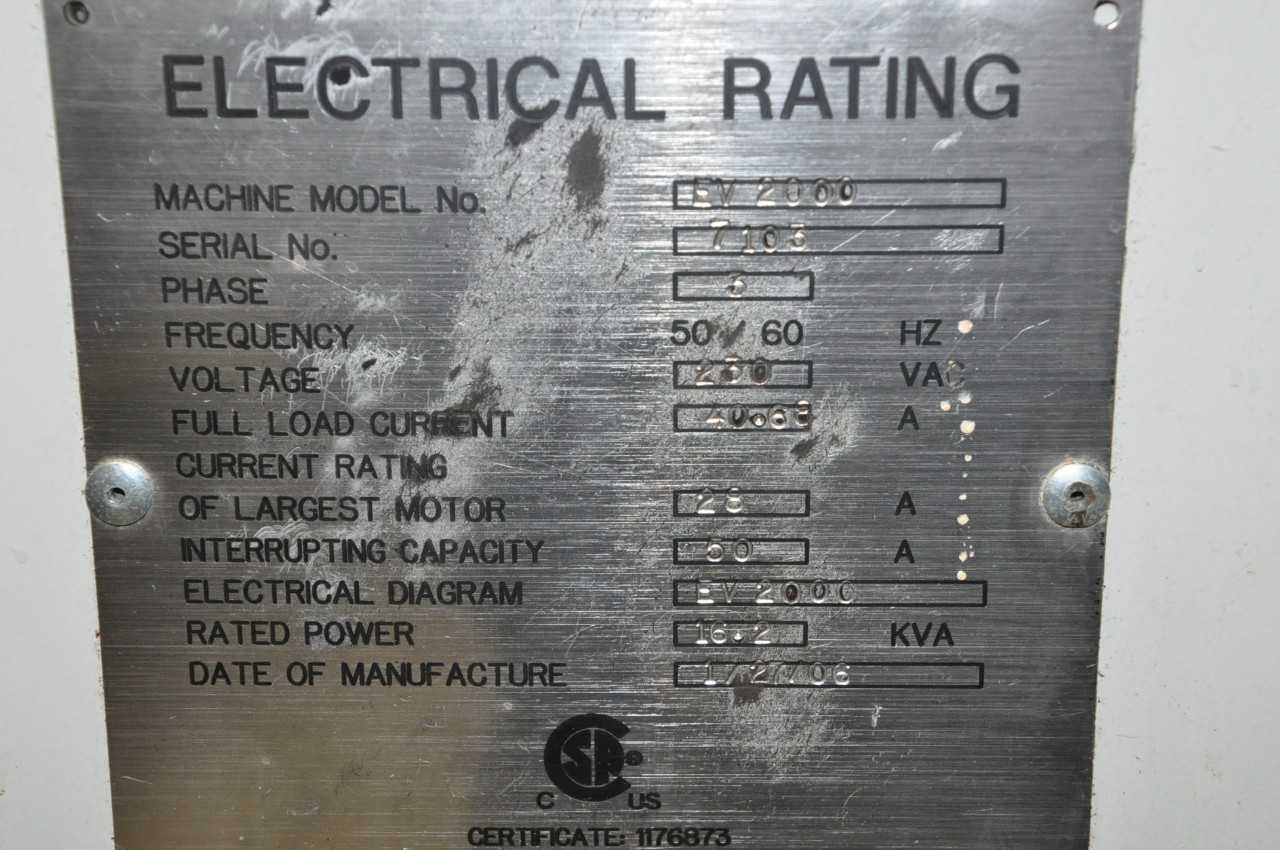 Chip Blaster Model EV2000 High Pressure High Volume Coolant System Not in Service Needs Repair - LAB & SCIENTIFIC