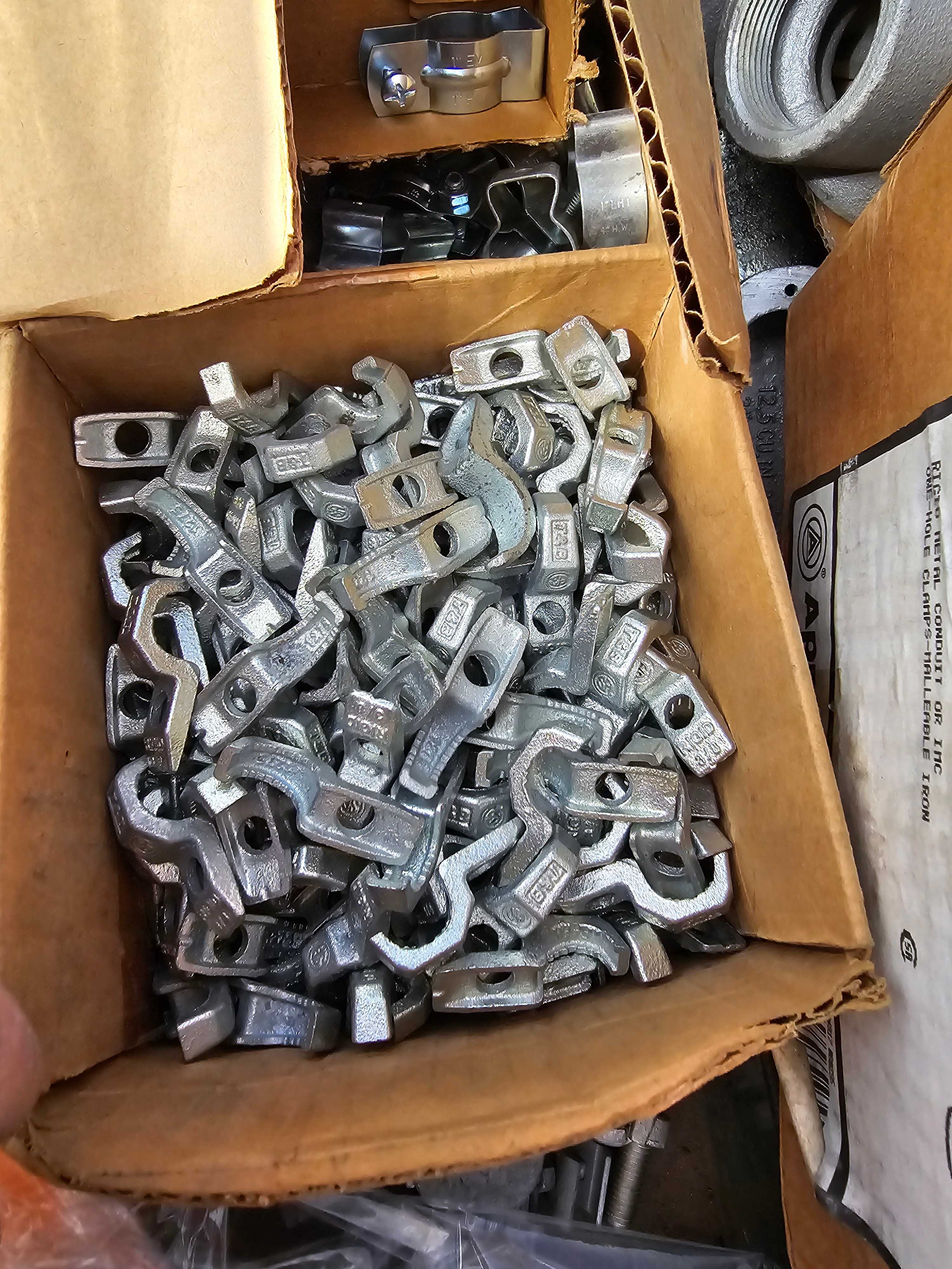 SKID OF CONDUIT FITTINGS, HANGERS, & OTHER PARTS - CONDUIT