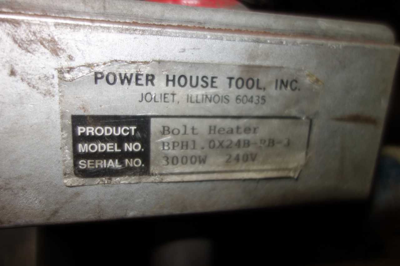 LOT OF ASSORTED POWER HOUSE BOLT HEATERS - ELECTRIC POWER TOOLS