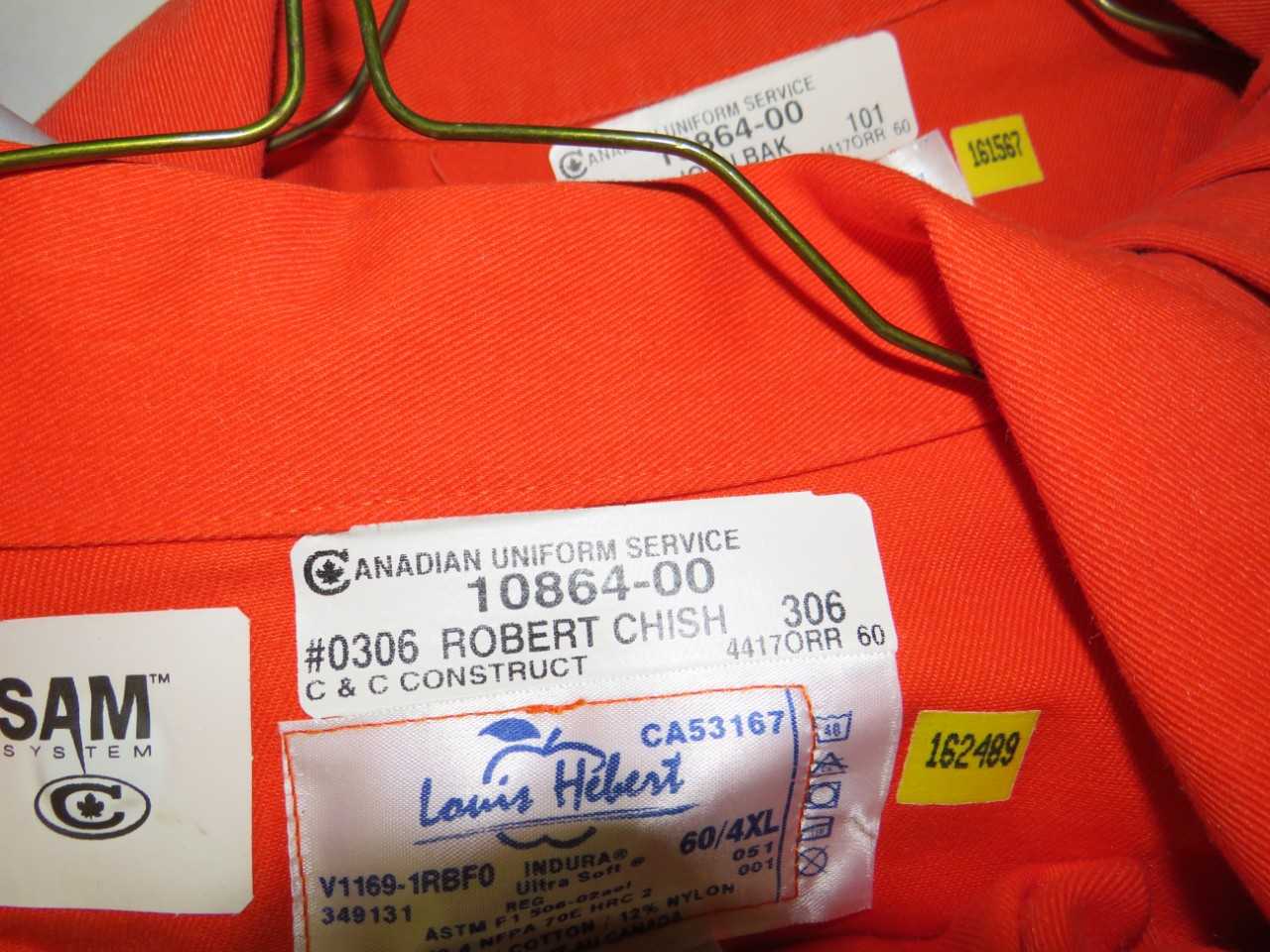 LOT OF 10 ASSORTED FLAME RESISTANT COVERALLS - SAFETY SWITCH