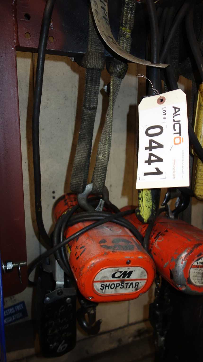 CM SHOPSTAR 1/2 TON ELECTRIC HOIST - LIFTING EQUIPMENT