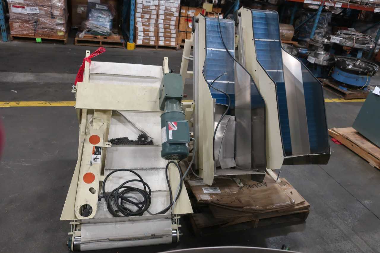LOT OF 3 ELEVATING CONVEYOR SYSTEMS HYTROL - CONVEYORS