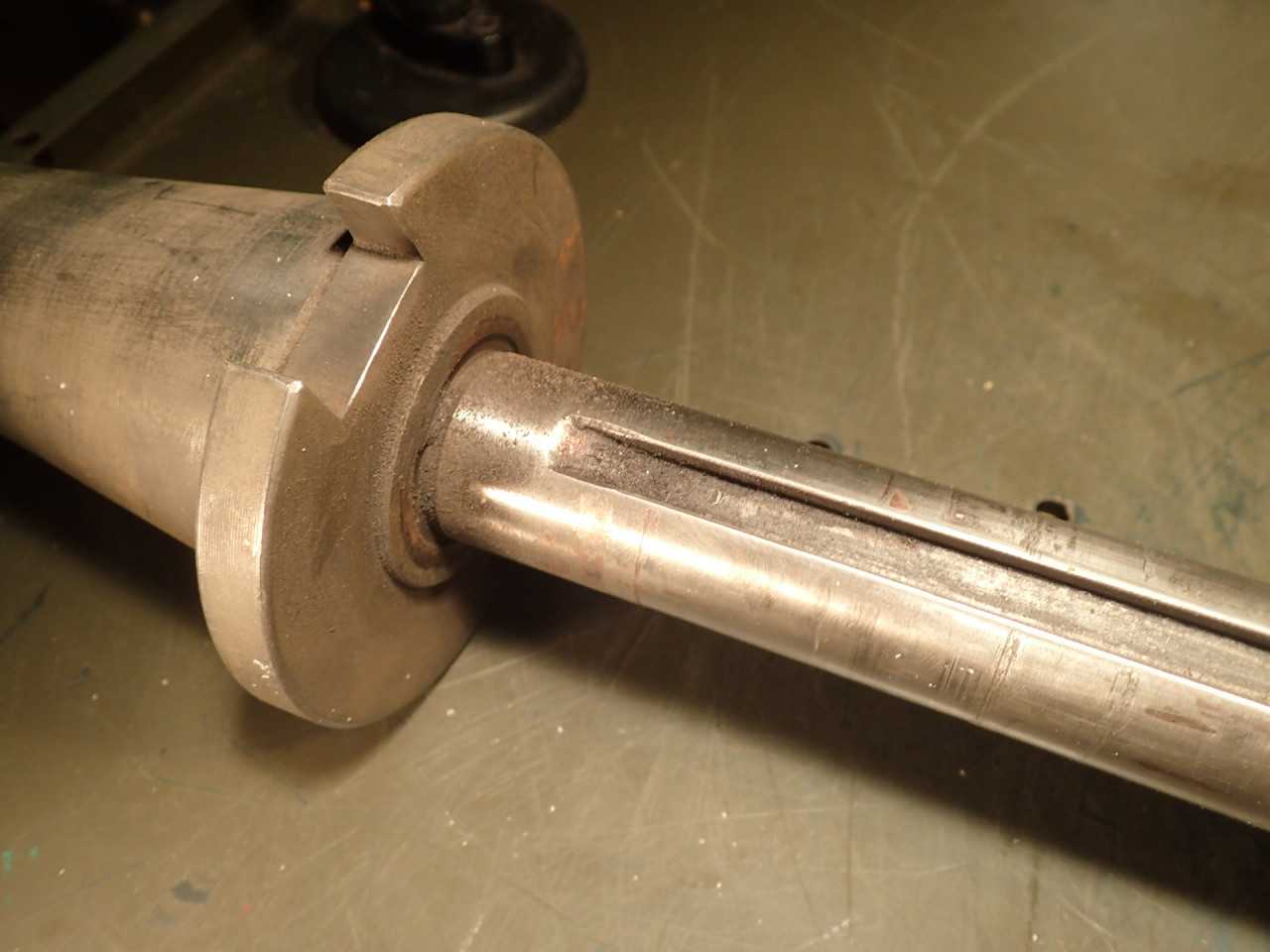HS-51-1/4 B24-4 1-1/4" x24" Horizontal Mill Milling Arbor: NMTB-50 Taper Shank - END MILLS