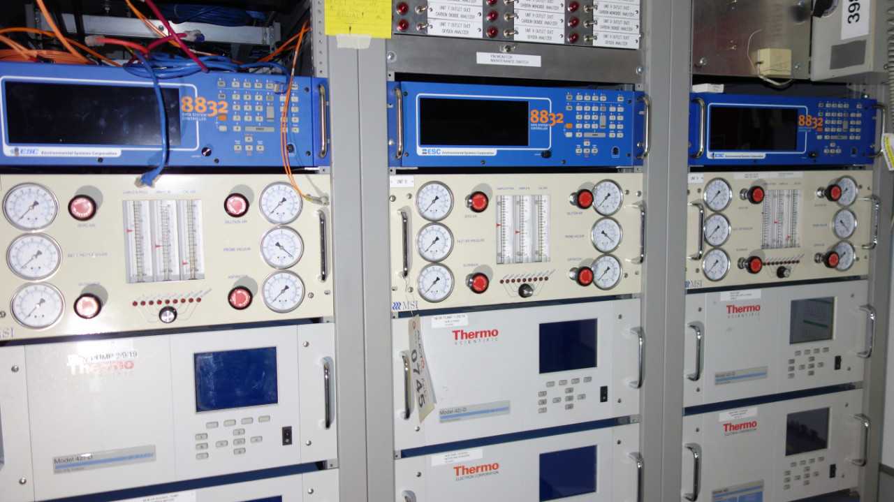 CONTENTS OF 3X RACKS, THERMO SCIENTIFIC ANALYZERS - PALLET RACKING