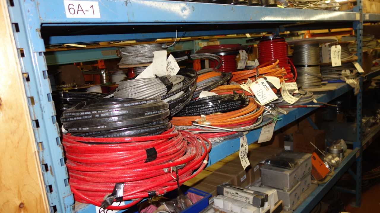 LOT OF ASSORTED HEAT TRACE CABLE - ELECTRICAL COMPONENTS