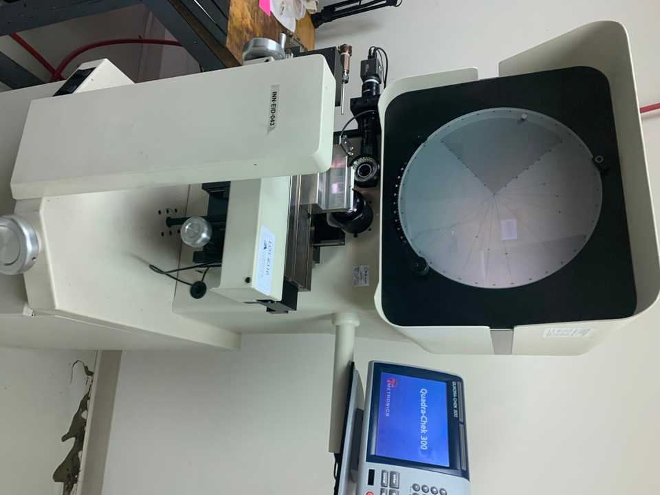 Microvu Spectra Optical Comparator w/ Quadra Chek 300 - PROCESS EQUIPMENT