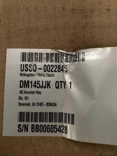 HPS DM145JJK kVA 145 Dry Type Drive Isolation Transformer 460Y-266V - New Other - Pulled from Storage Facility - Not Used - CONTROL TRANSFORMERS