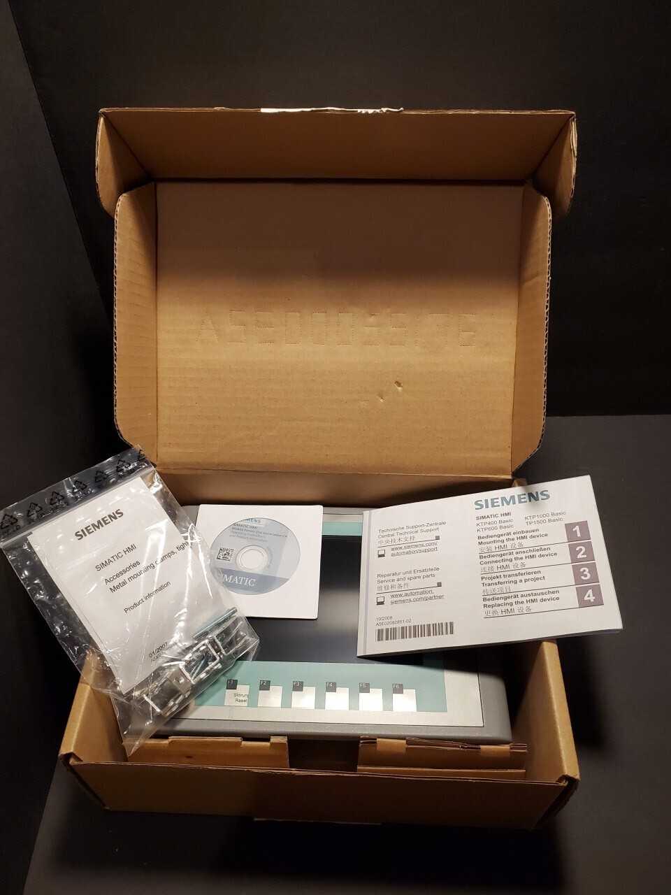 Siemens HMI Panel KTP600 PLEASE READ - ELECTRICAL COMPONENTS Siemens HMI Panel KTP600 PLEASE READ - ELECTRICAL COMPONENTS