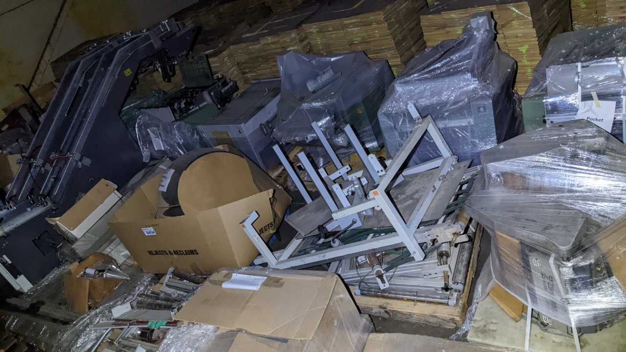 21 PALLETS OF MACHINE ASSEMBLY - ELECTRICAL COMPONENTS