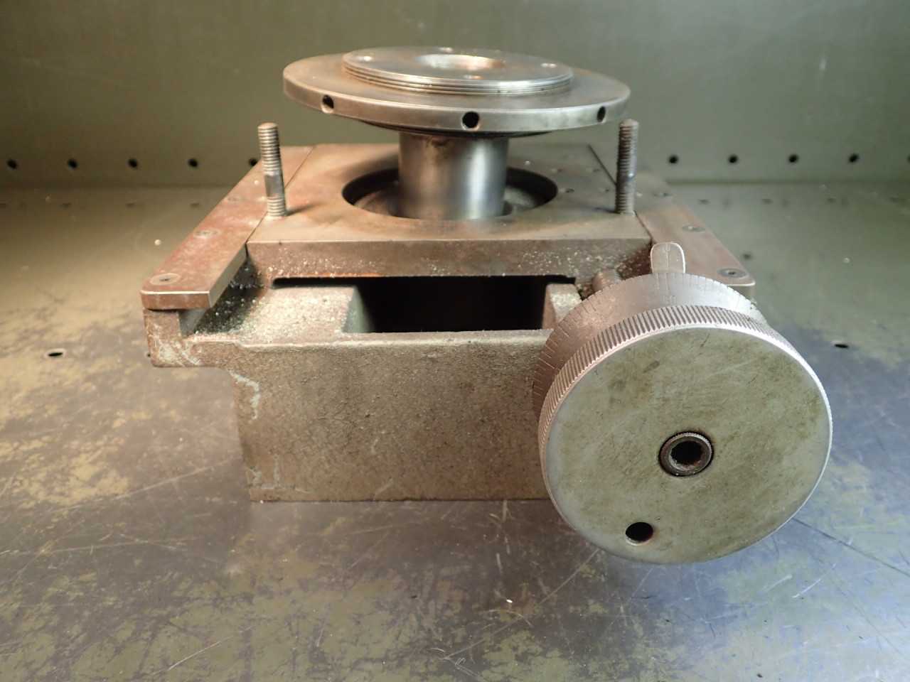Single Axis Cross Slide .001" Indexed Crank Handle 2" Travel w/ 2" Round Top Pl8 - MACHINING ACCESSORIES & TOOLING