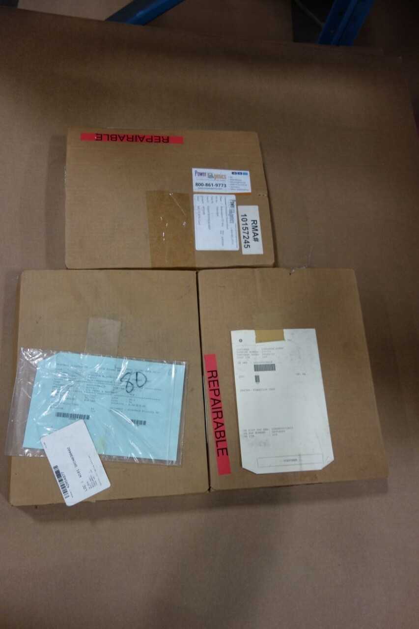 LOT OF 3 ASSORTED GENERAL ELECTRIC GE PCB CIRCUIT BOARDS - AUTOMATION & CONTROLS