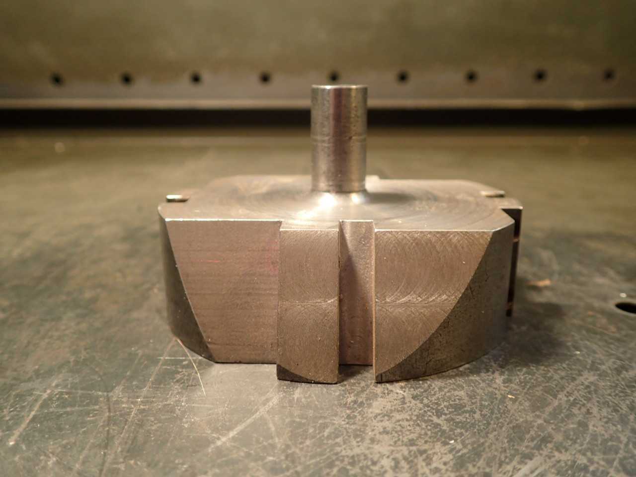 3-1/4" Face Mill Milling Cutter 1/2" Straight Shank 4-Groove 1/4" Tool Steel Bit - HOLEMAKING TOOLS