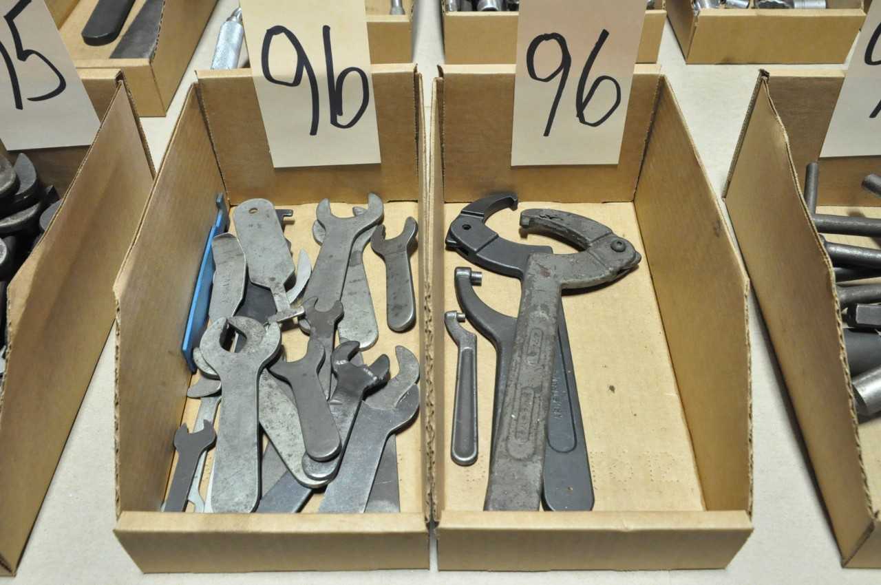 Specialty Wrenches and Spanner Wrenches in 2 Boxes - HAND TOOLS