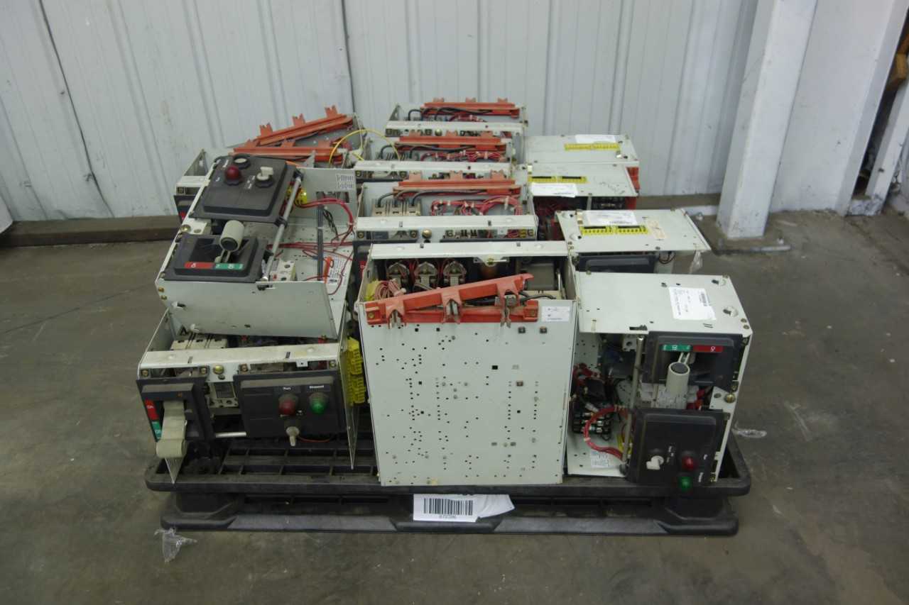 PALLET OF MCC STARTER BUCKETS - MOTOR CONTROL CENTERS