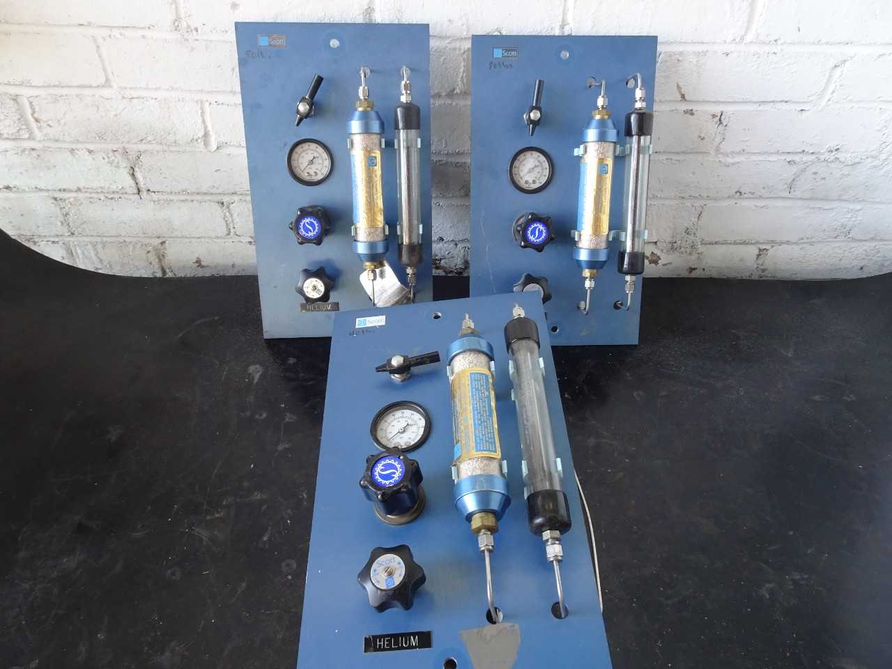 SCOTT Stainless Gas control panels W/ regulators and dryers - AUTOMATION & CONTROLS