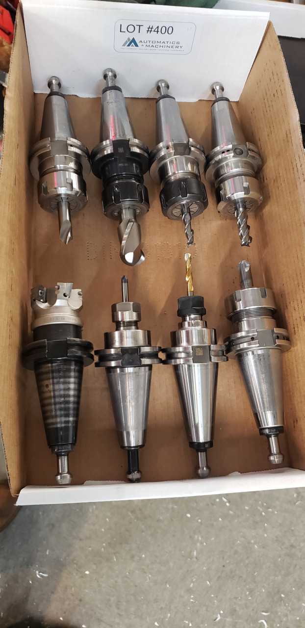 Cat 40 Tool Holders Qty 8 - ELECTRIC POWER TOOLS Cat 40 Tool Holders Qty 8 - ELECTRIC POWER TOOLS