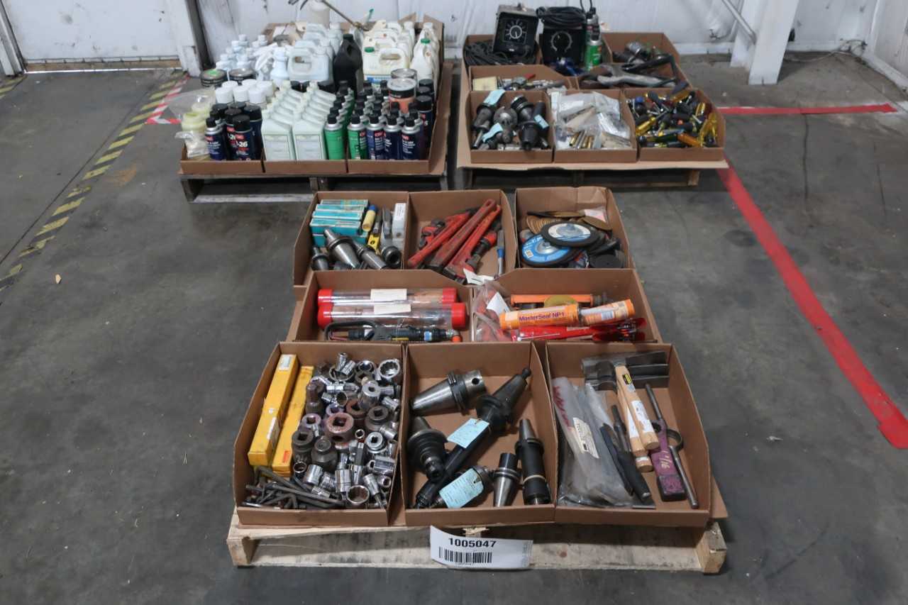3 PALLETS OF ASSORTED HAND TOOLS, PARTS AND ACCESSORIES - HAND TOOLS