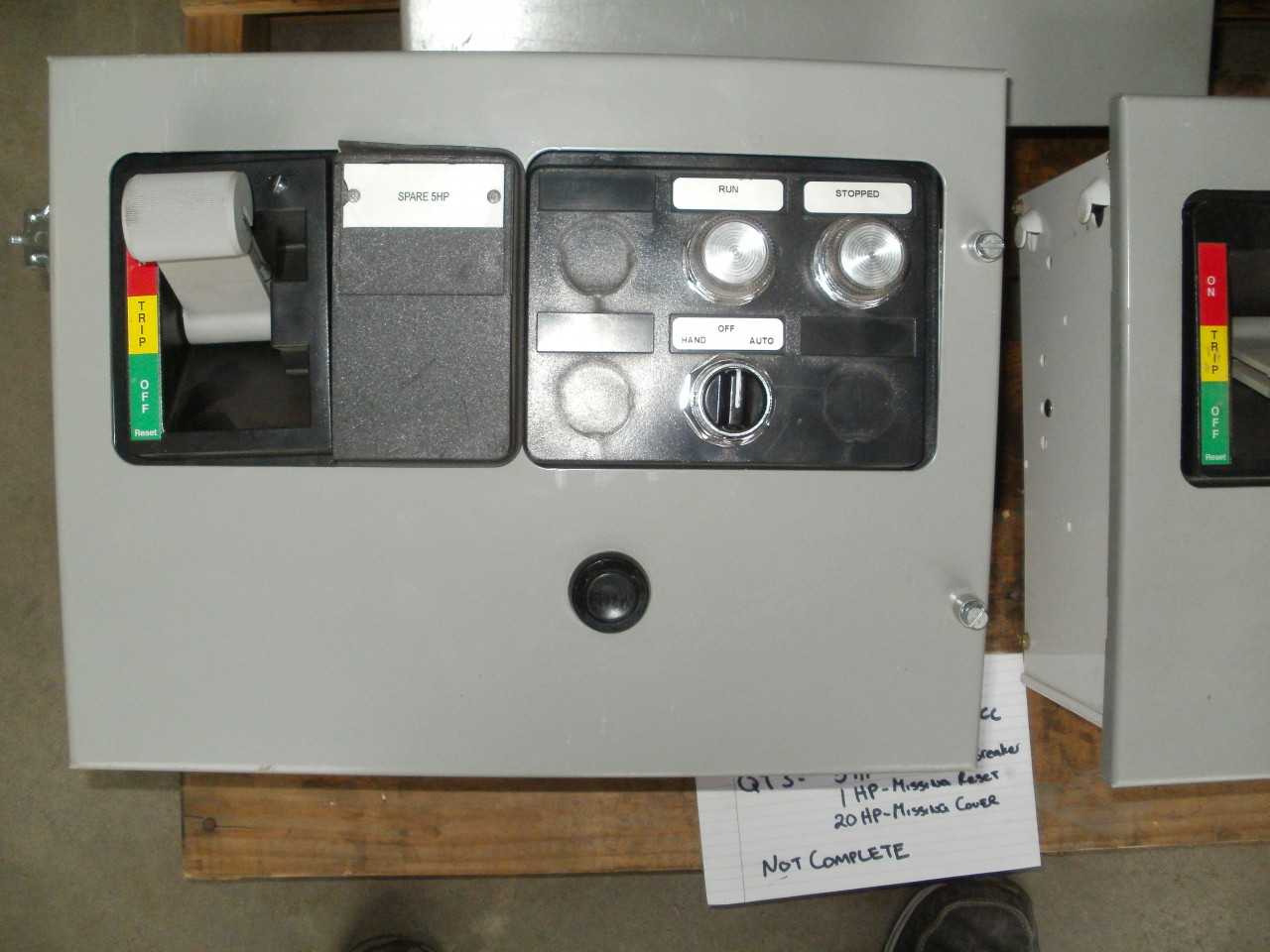 MISC EATON FREEDOM MCC ( QTY 3 ) NOT COMPLETE - MOTOR CONTROL CENTERS