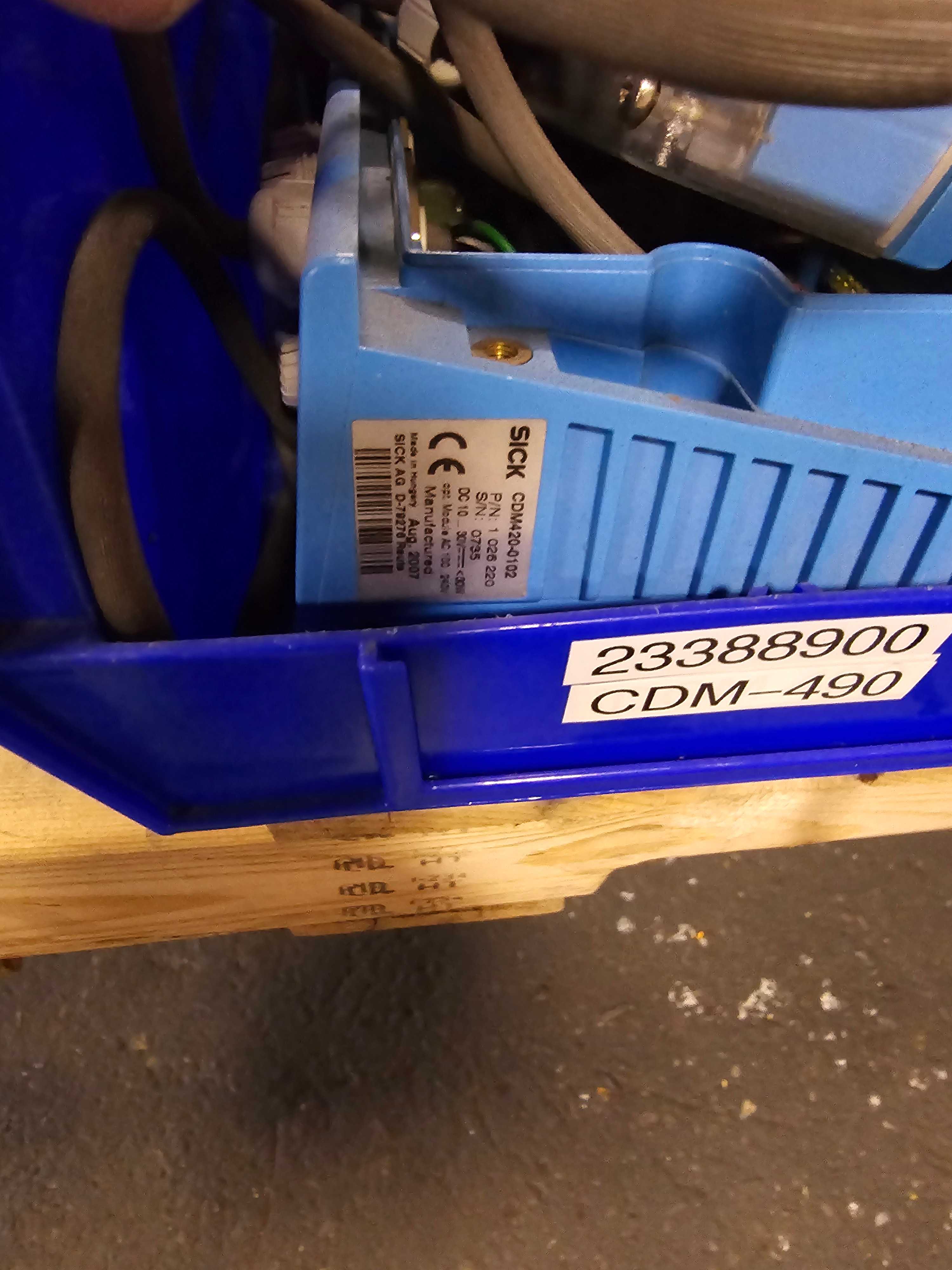 BLUE BINS OF SICK PARTS - QTY 2 - INDUSTRIAL PARTS