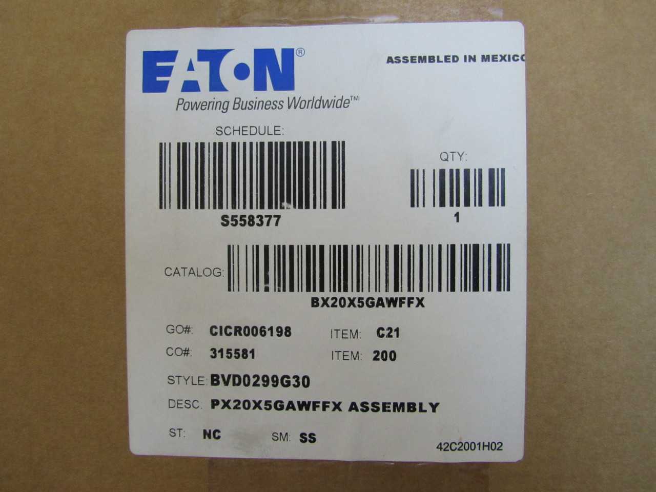Lot of Quantity 5x BVD0299G30 Electrical Enclosures - ELECTRICAL ENCLOSURES