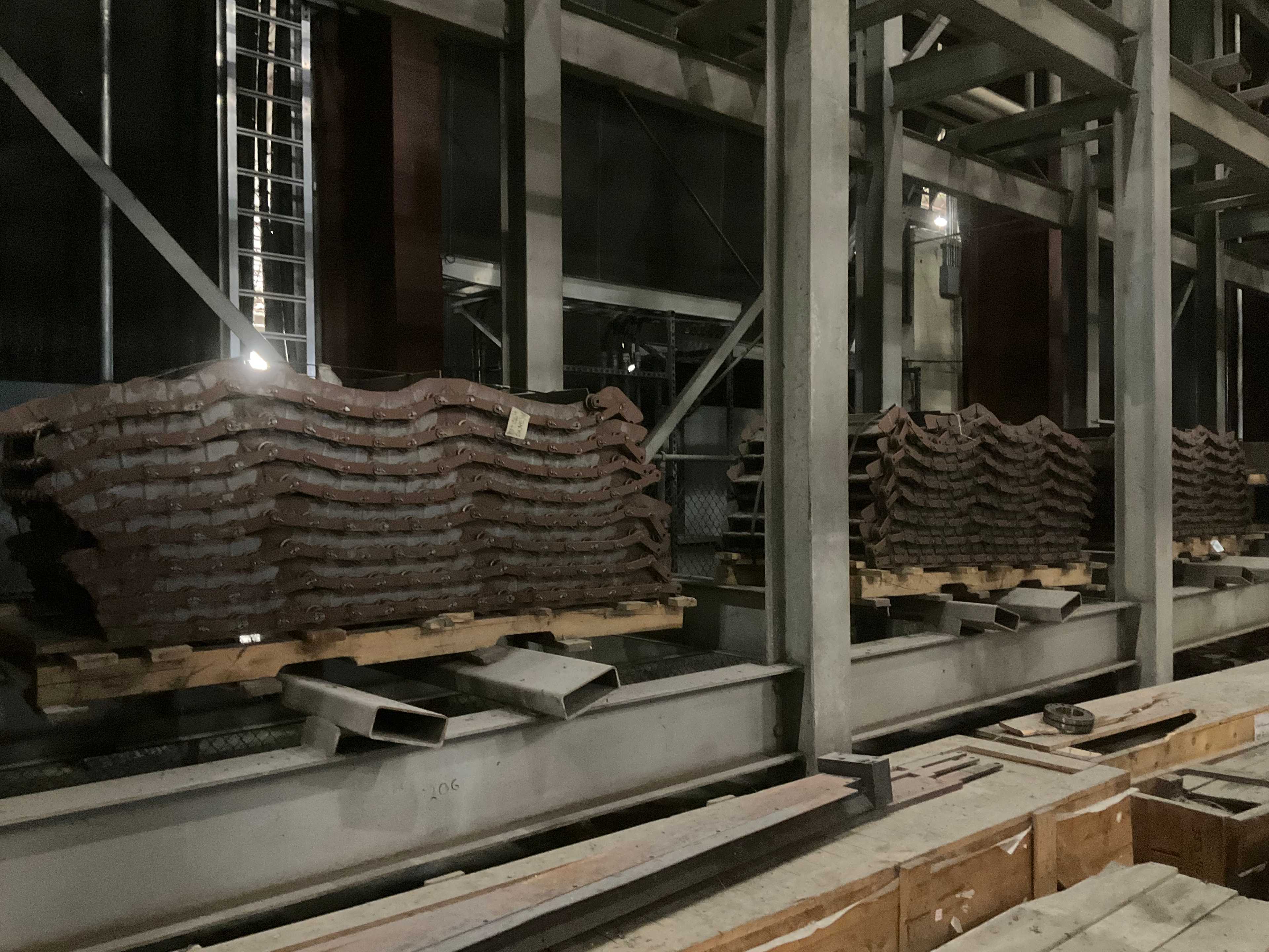 QTY 3 - STEEL CONVEYOR BELTS - CONVEYOR PARTS QTY 3 - STEEL CONVEYOR BELTS - CONVEYOR PARTS