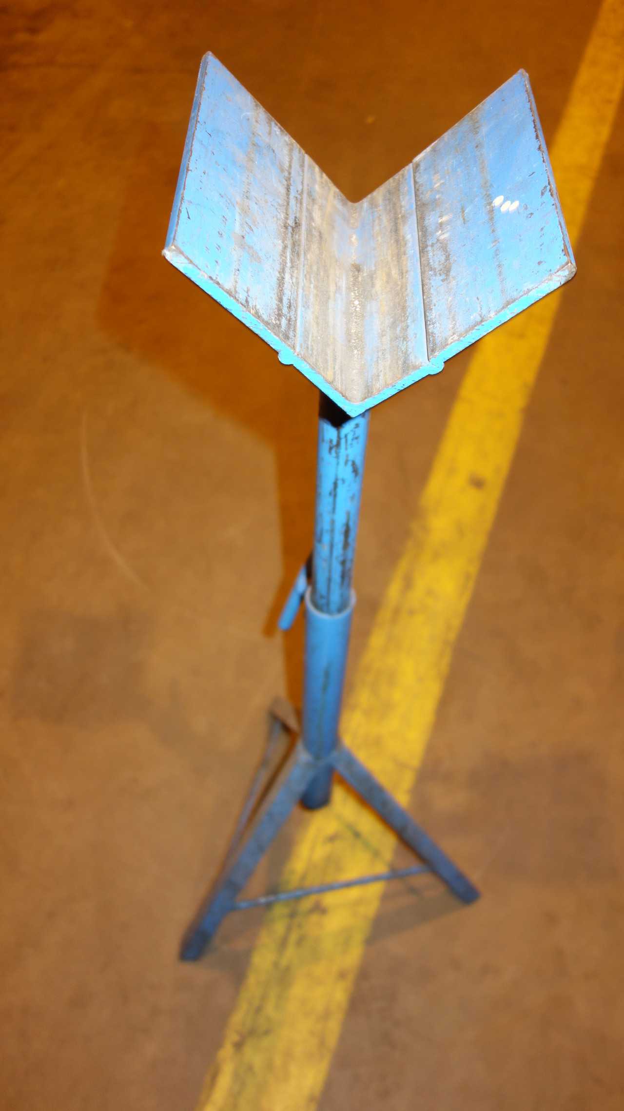 LOT OF 3 ASSORTED BOILER TUBE STANDS & DOLLY - ROLLING CARTS