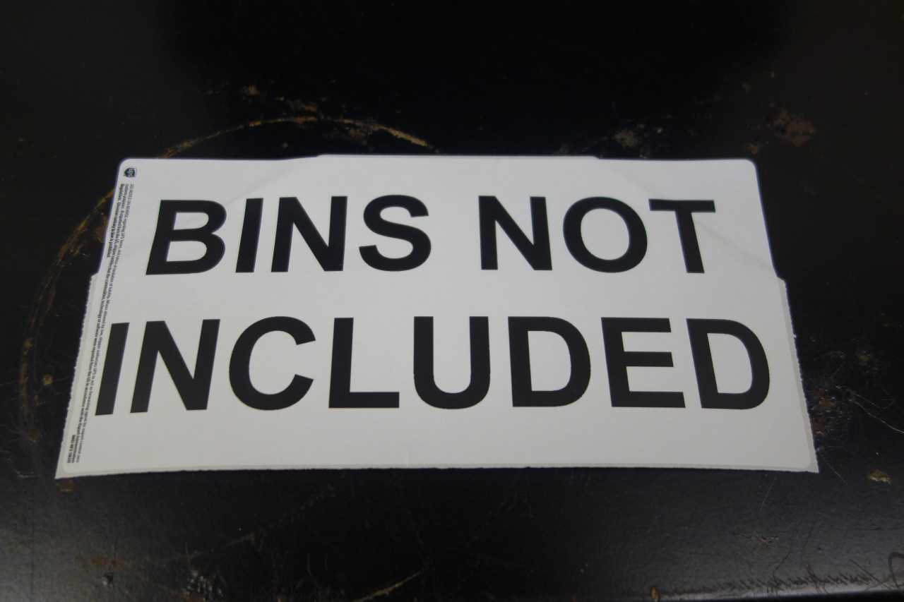 2 BINS WORTH OF 1 AND ONE HALF IN POLYFLEX FIRE HOSE   BIN NOT INCLUDED - TOOL STORAGE