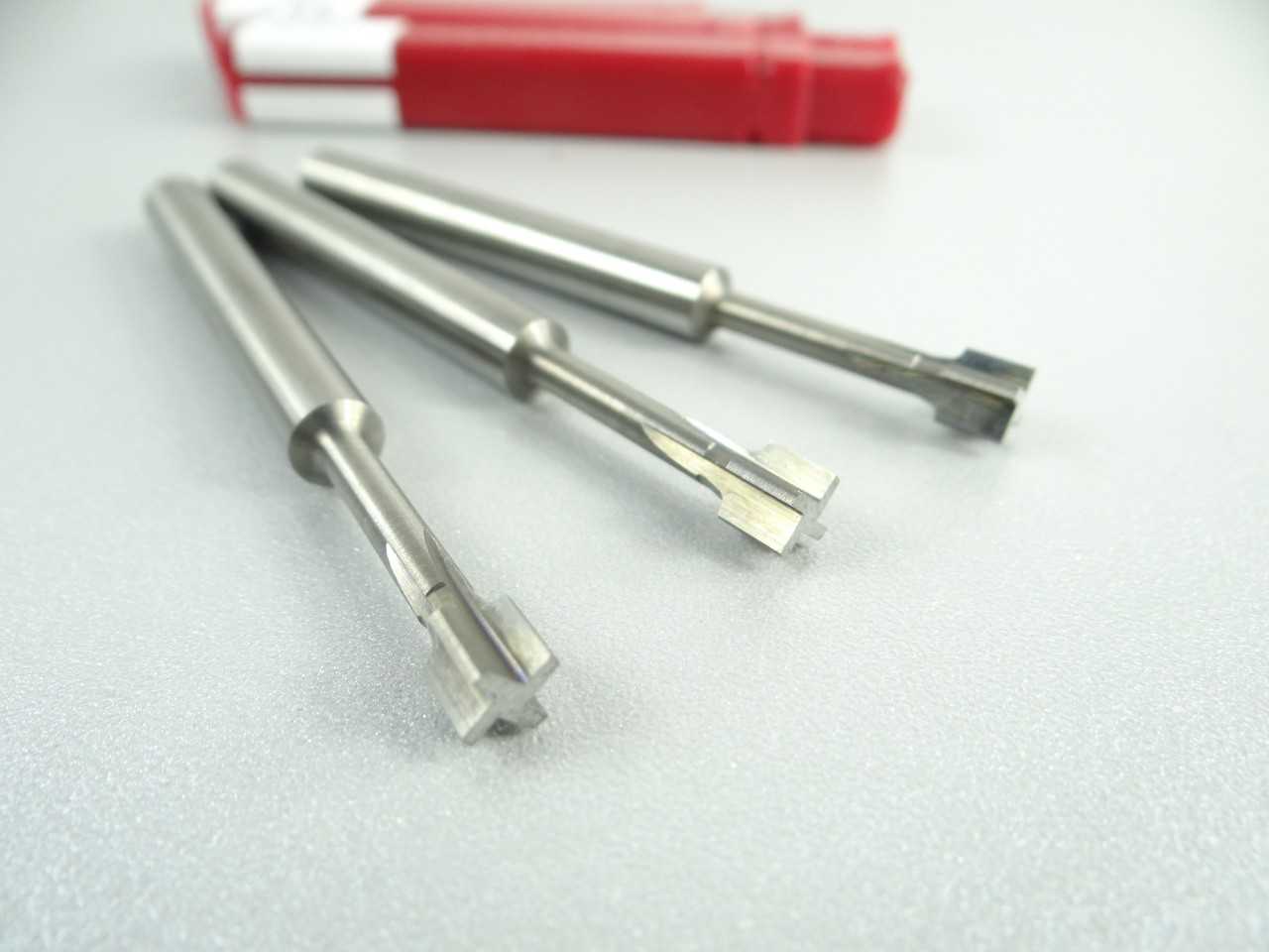Lot of 3 NEW Solid Carbide Keyseat Cutters - MACHINING ACCESSORIES & TOOLING