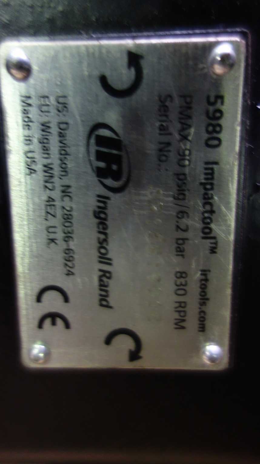 INGERSOLL RAND 5980 IMPACTOOL PNEUMATIC IMPACT WRENCH - PNEUMATIC POWER TOOL