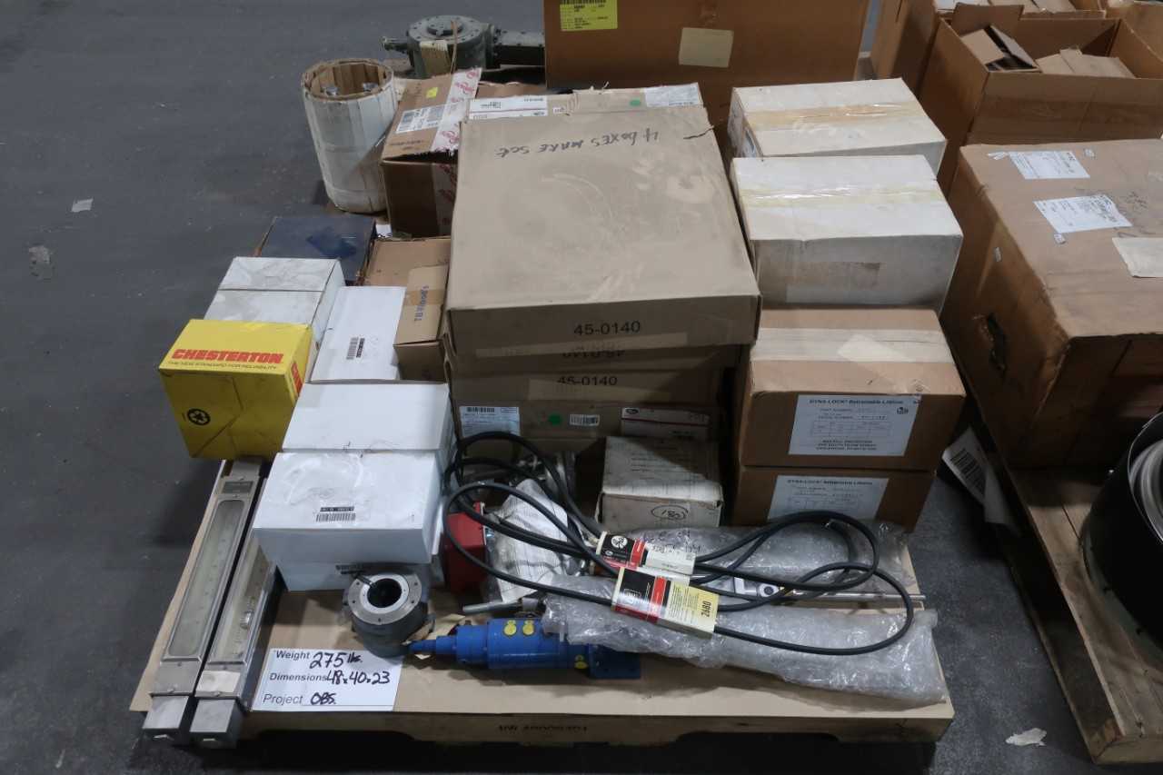 4 PALLETS OF ASSORTED MRO - INDUSTRIAL PARTS