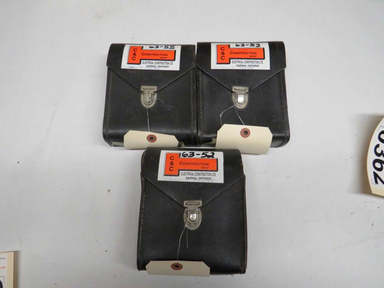 LOT OF 3 SECURATEST CT-3A CONTINUITY TESTER - ELECTRIC POWER TOOLS