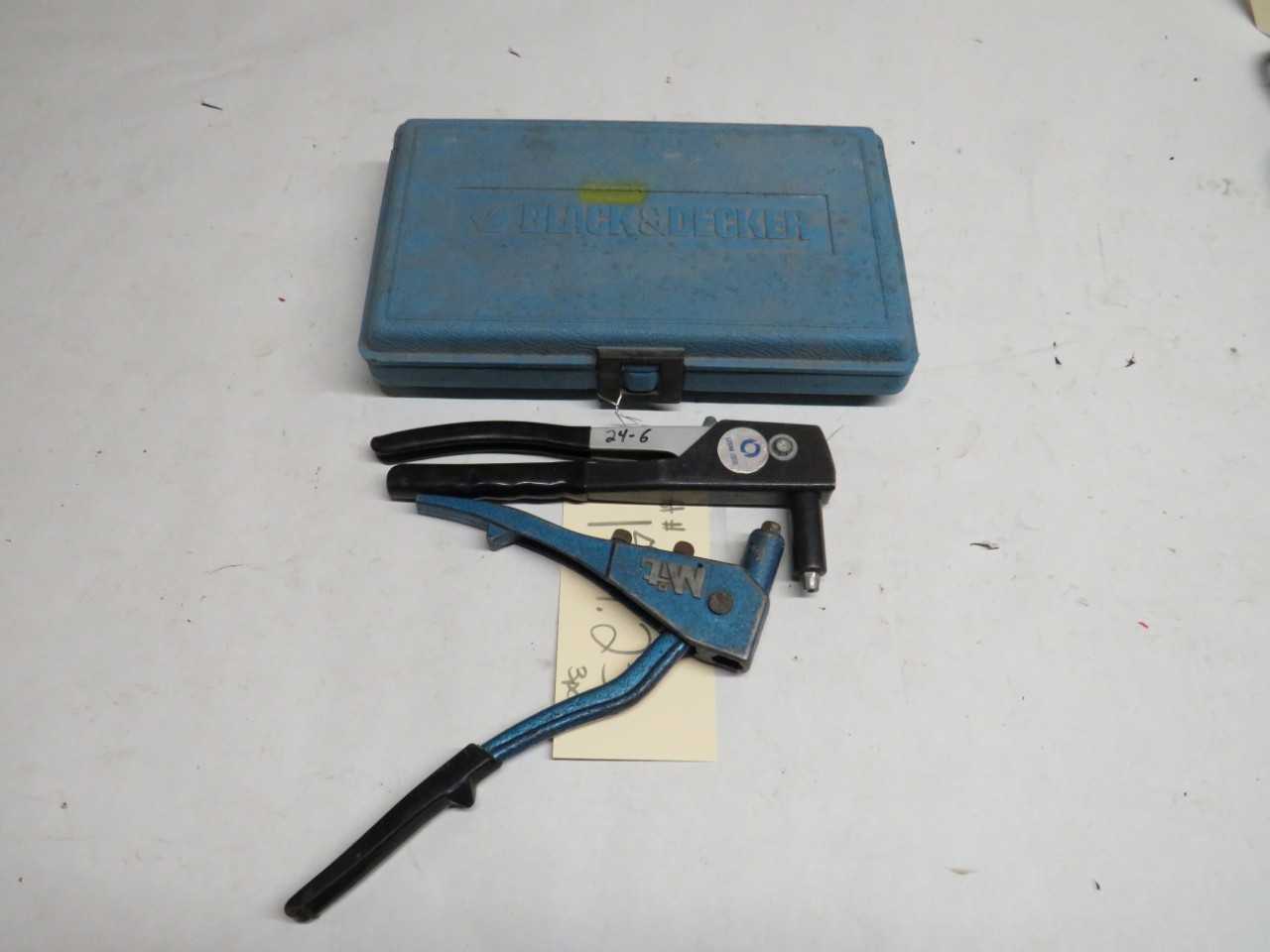 LOT OF 3 ASSORTED HEAVY DUTY RIVET TOOLS - ELECTRIC POWER TOOLS