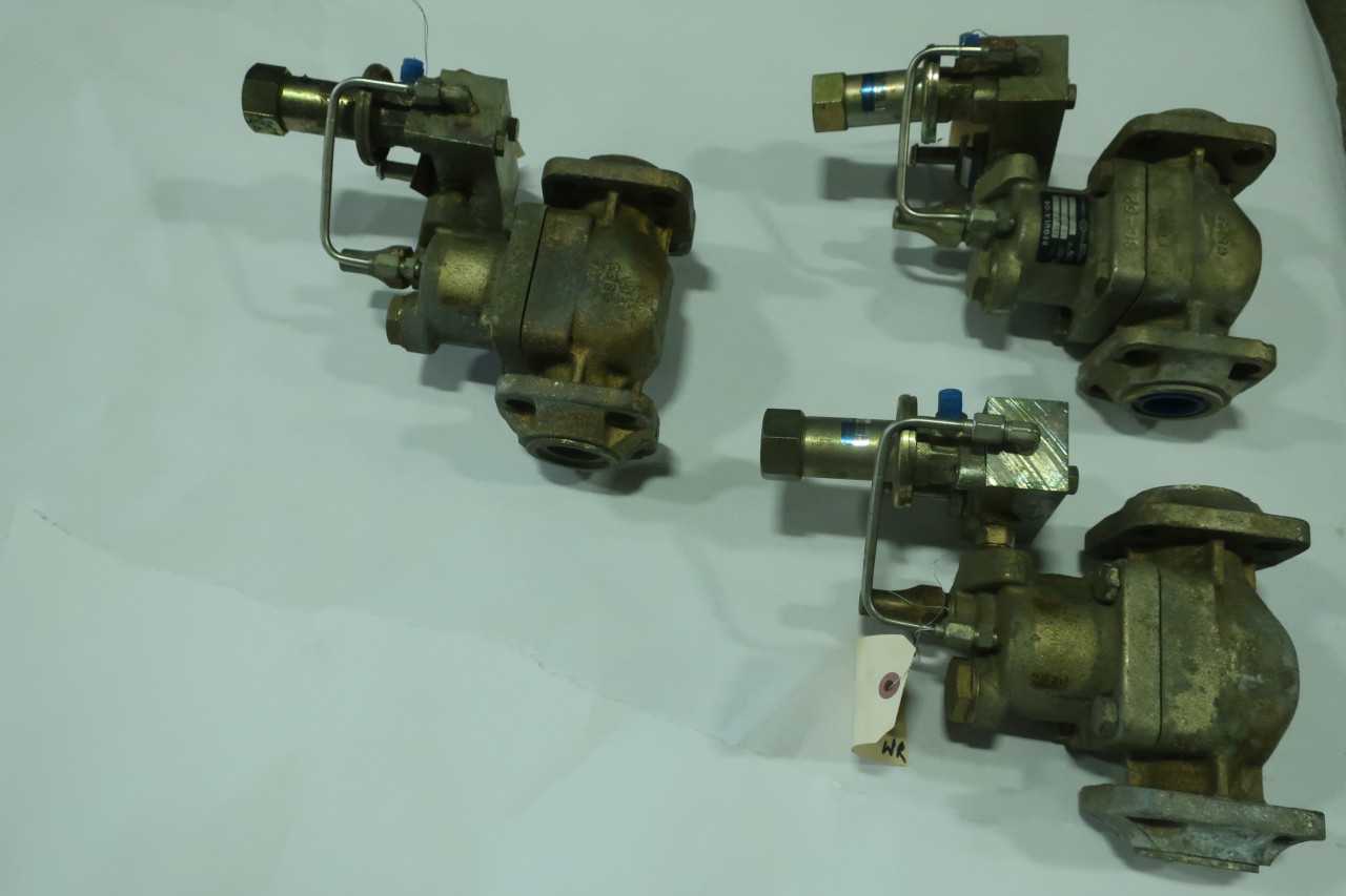 LOT OF 3 ALCO FA5-15 0-80PSI HOT GAS BYPASS PILOT OPERATED REGULATORS - PNEUMATIC REGULATOR