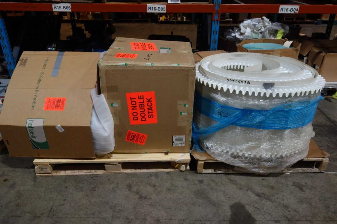 2 PALLETS OF FOOD GRADE CONVEYOR BELTS - CONVEYORS