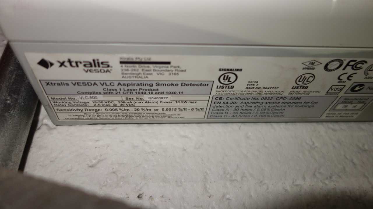 FIKE 10-068 CHEETAH XI FIRE SYSTEM W/ XTRALIS VESDA - AUTOMATION & CONTROLS
