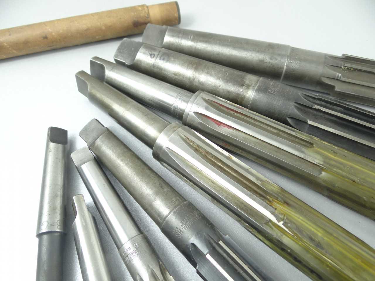 Lot of 8 2MT 3MT 4MT Jobber Reamers - MISCELLANEOUS
