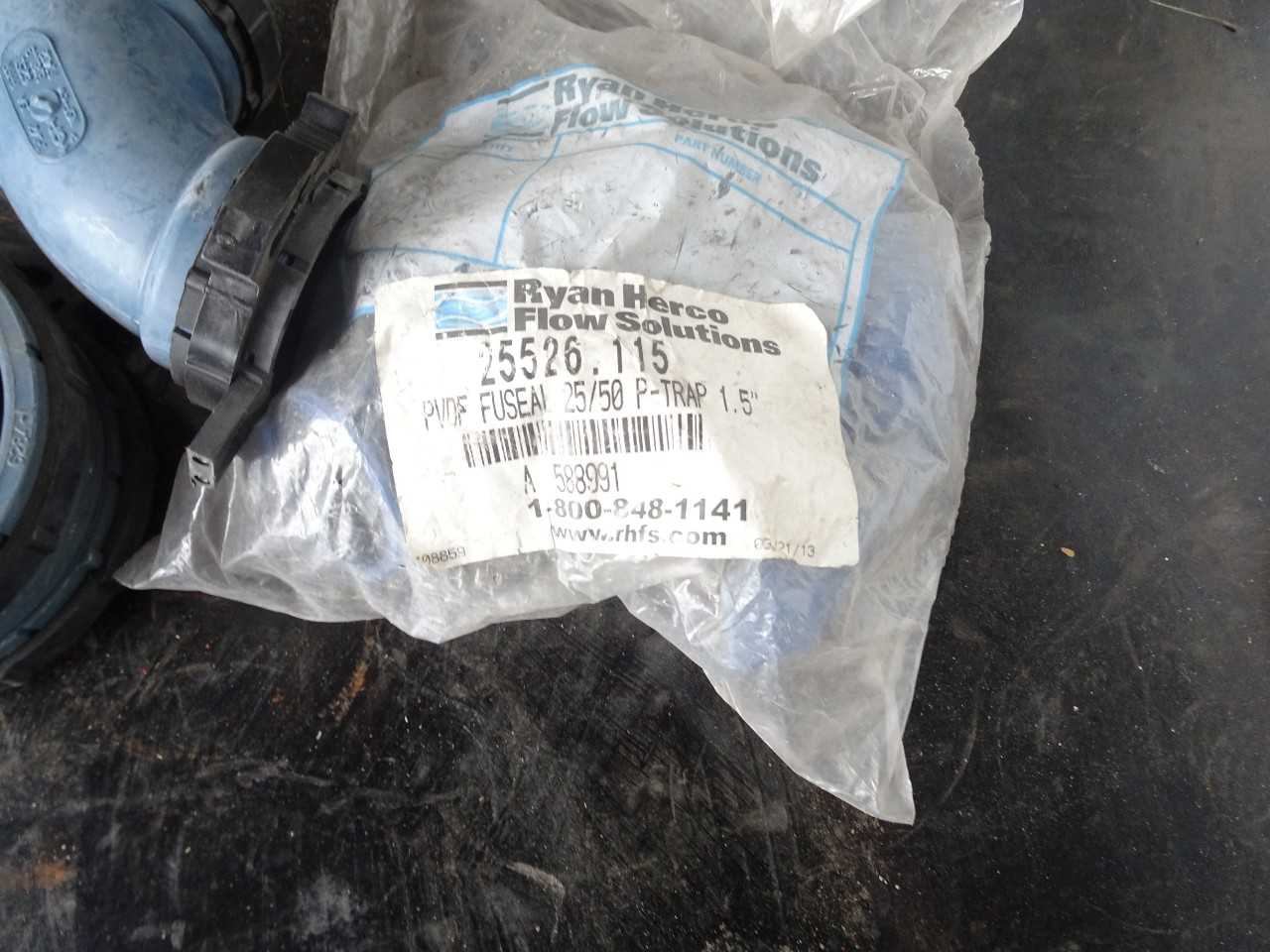 RYAN HERCO  FLOW SOLUTIONS Pipe Fusion PVC fittings W/ elements - PROCESS EQUIPMENT