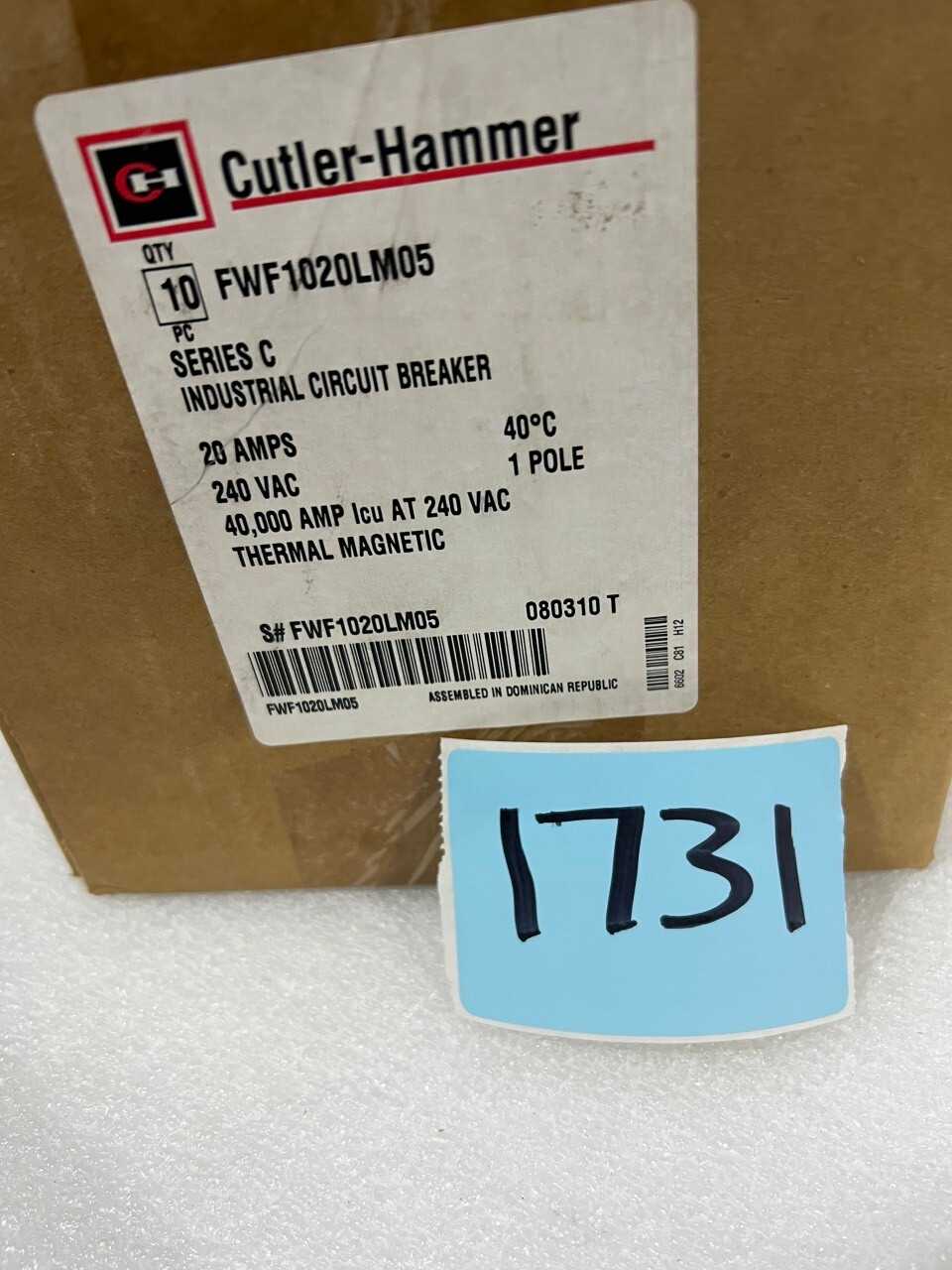 CIRCUIT BREAKER - CIRCUIT BREAKERS