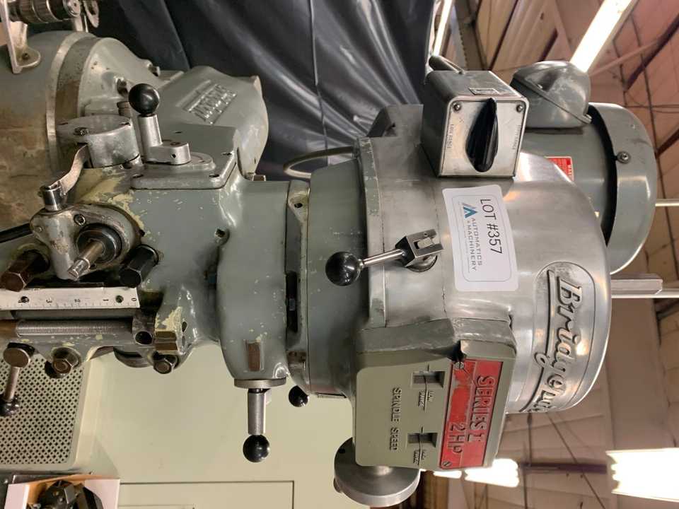 Bridgeport Series 1 Vertical Knee Mill - MILLING MACHINES