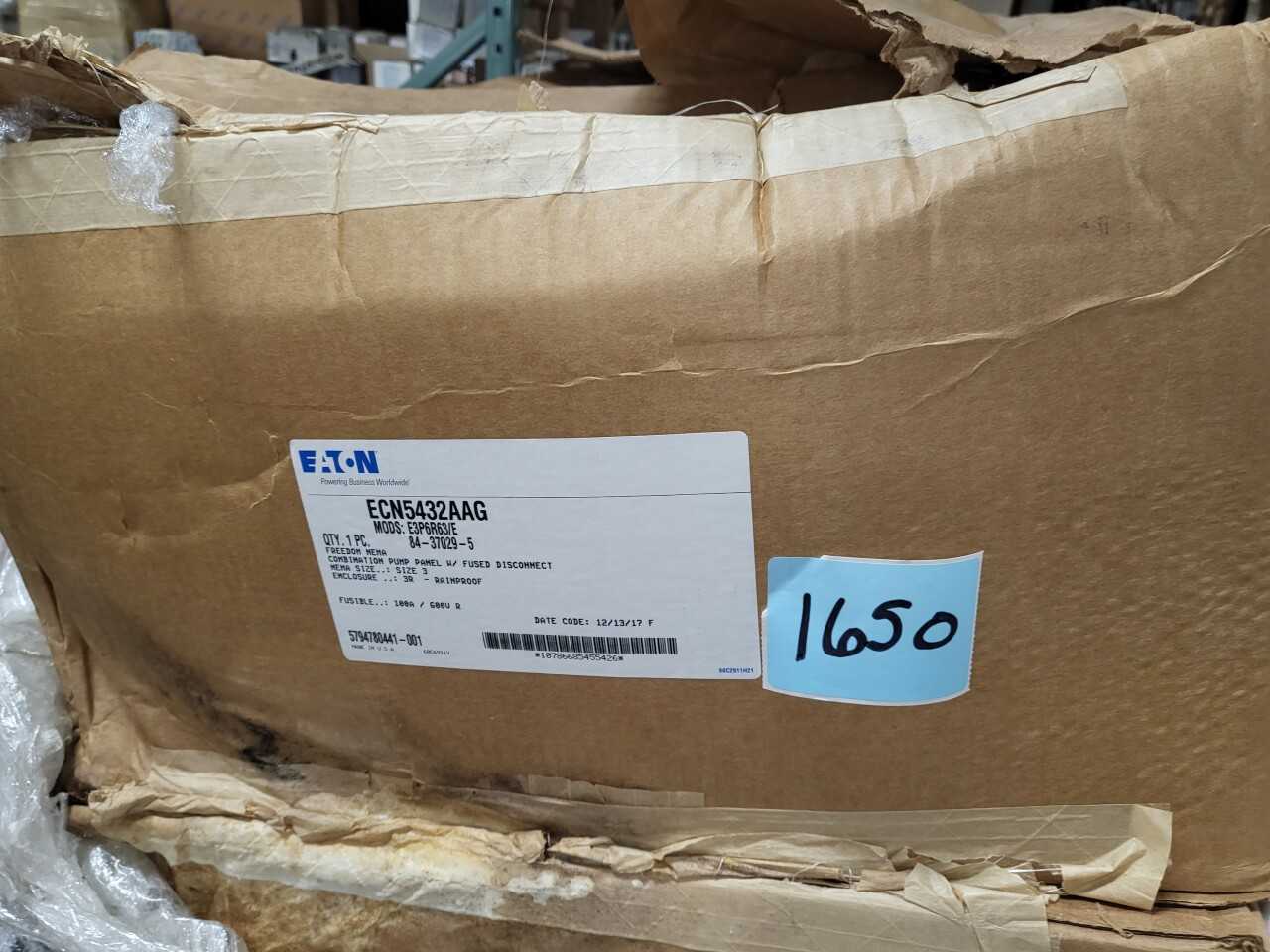 Eaton Pump Panel - PUMPS
