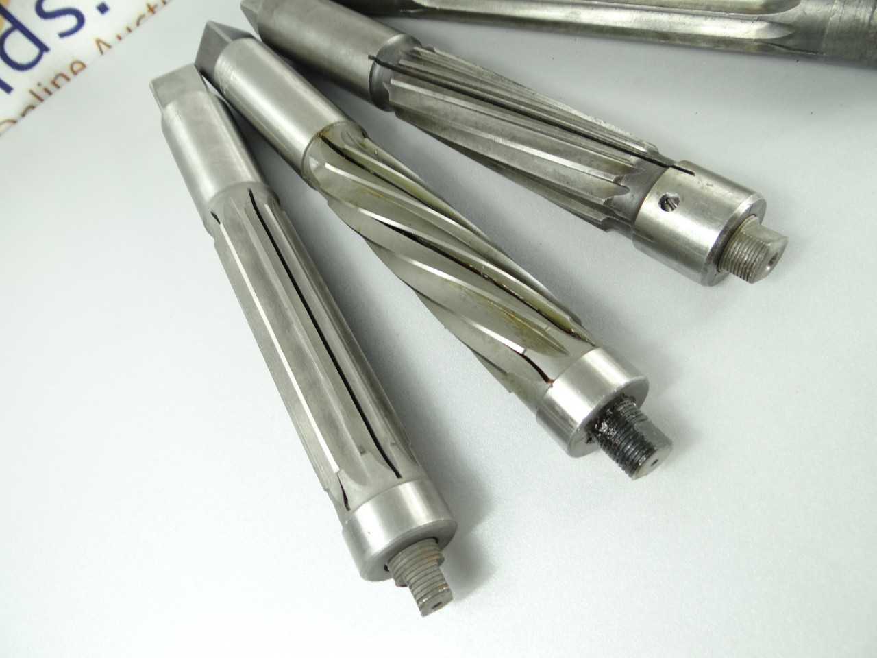 Lot of 5 Assorted HSS Hand Expansion Reamers - MACHINING ACCESSORIES & TOOLING