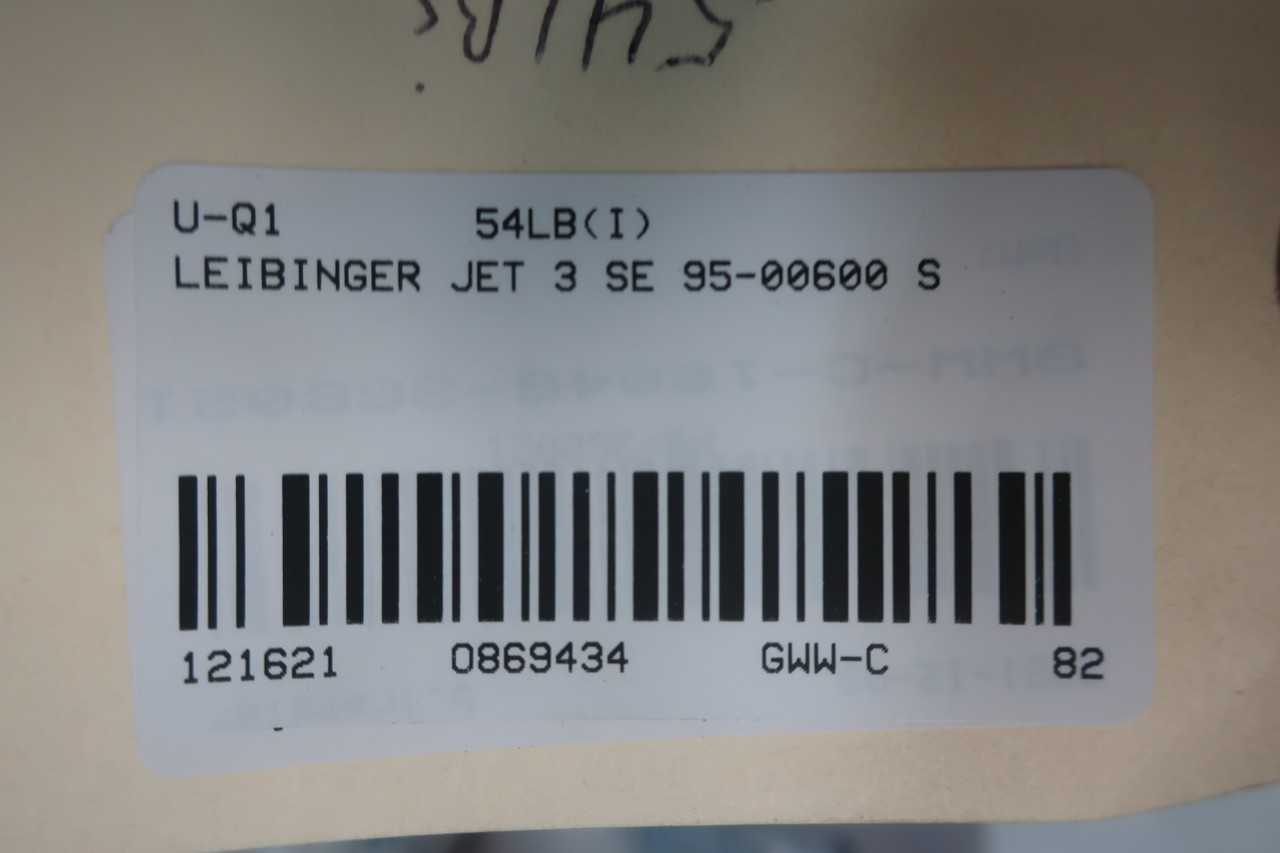 LEIBINGER JET 3 SE 95-00600 S INK JET PRINTER - PACKAGING
