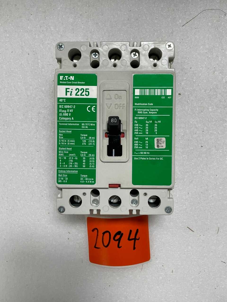 NEW SURPLUS BREAKERS - MISCELLANEOUS