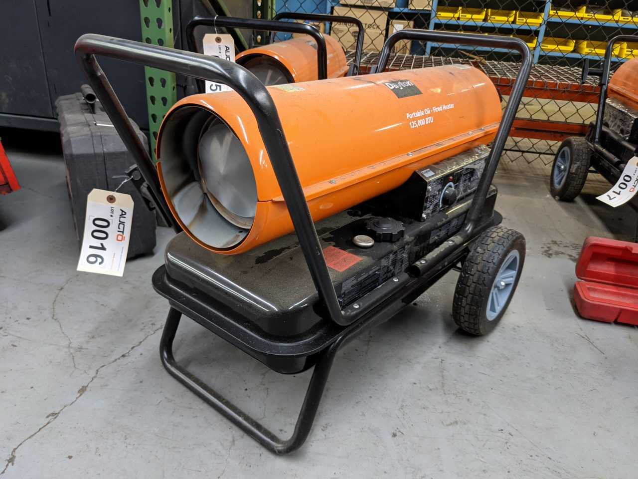 Dayton Portable Oil fired Heater 125000BTU - AIR CONDITIONER Dayton Portable Oil fired Heater 125000BTU - AIR CONDITIONER
