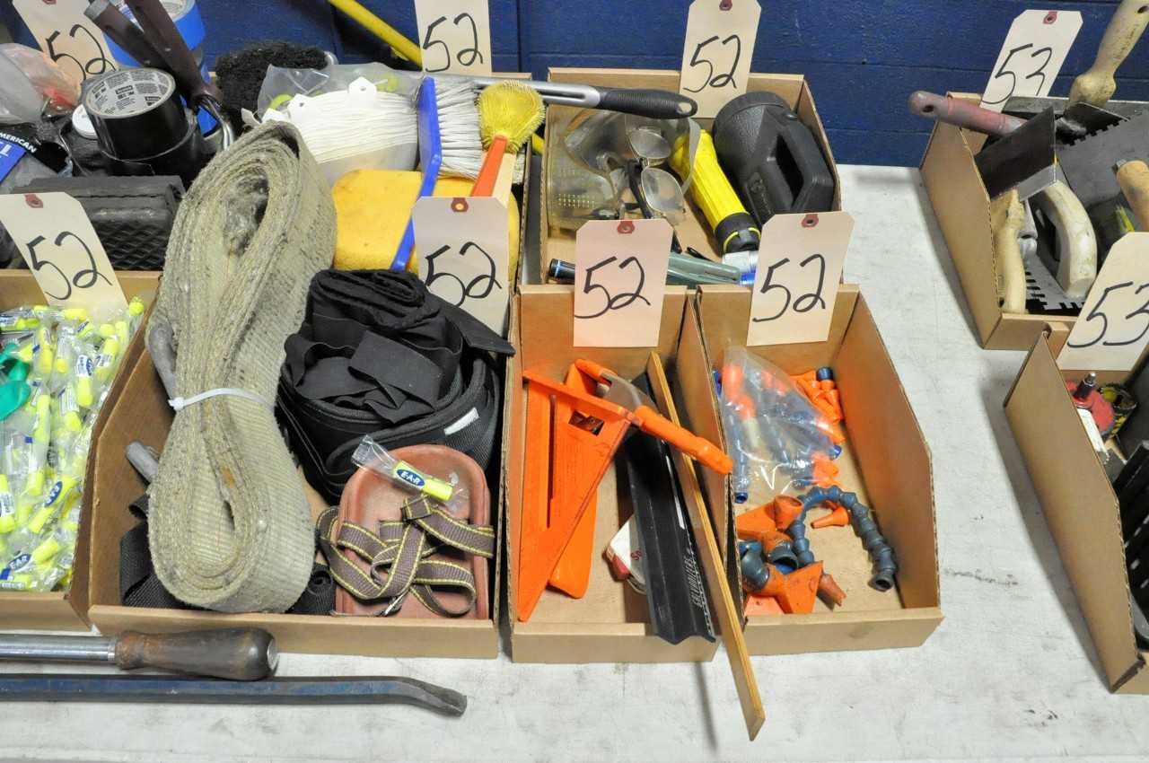 Acid Brushes Oilers Ear Plugs Pry Bar Steel Wool Brushes etc in 11 Boxes - ELECTRICAL COMPONENTS