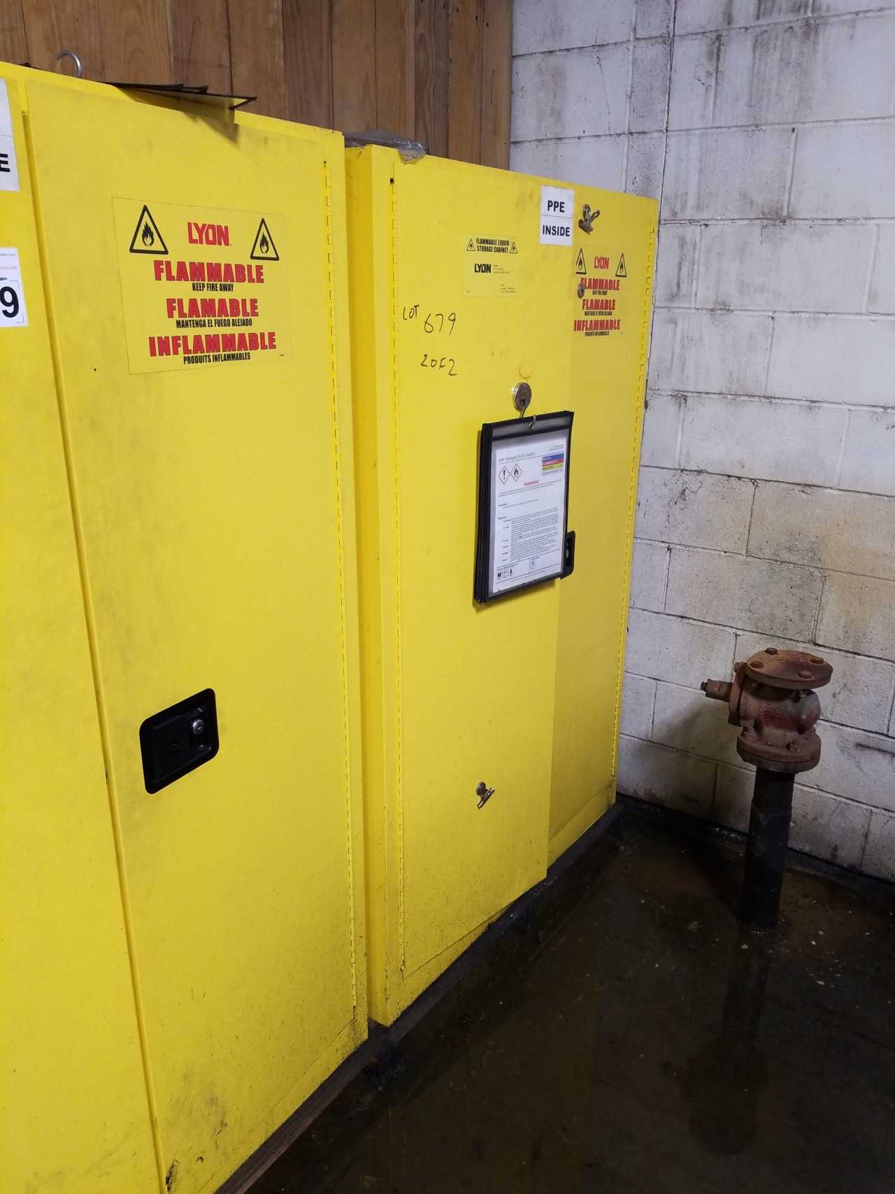2 LYON FLAMABLE STORAGE CABINETS - MISCELLANEOUS 2 LYON FLAMABLE STORAGE CABINETS - MISCELLANEOUS