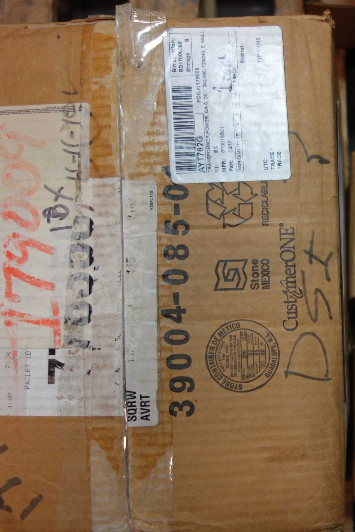 LOT OF ASSORTED VOLTAGE TRANSFORMERS- EATON, SQUARE D - CONTROL TRANSFORMERS