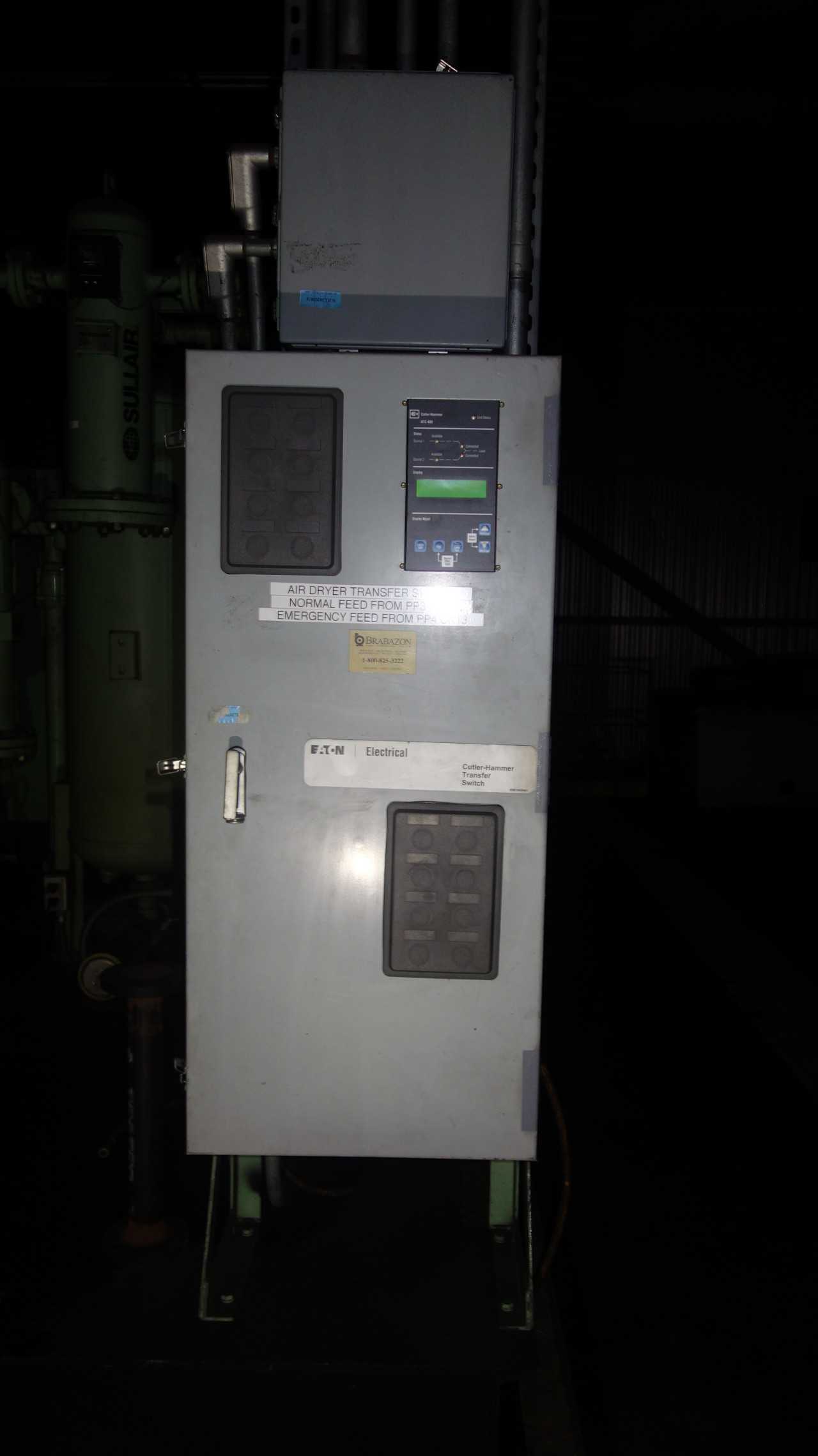 CUTLER HAMMER ATH 120-600A TRANSFER SWITCH - ELECTRICAL COMPONENTS