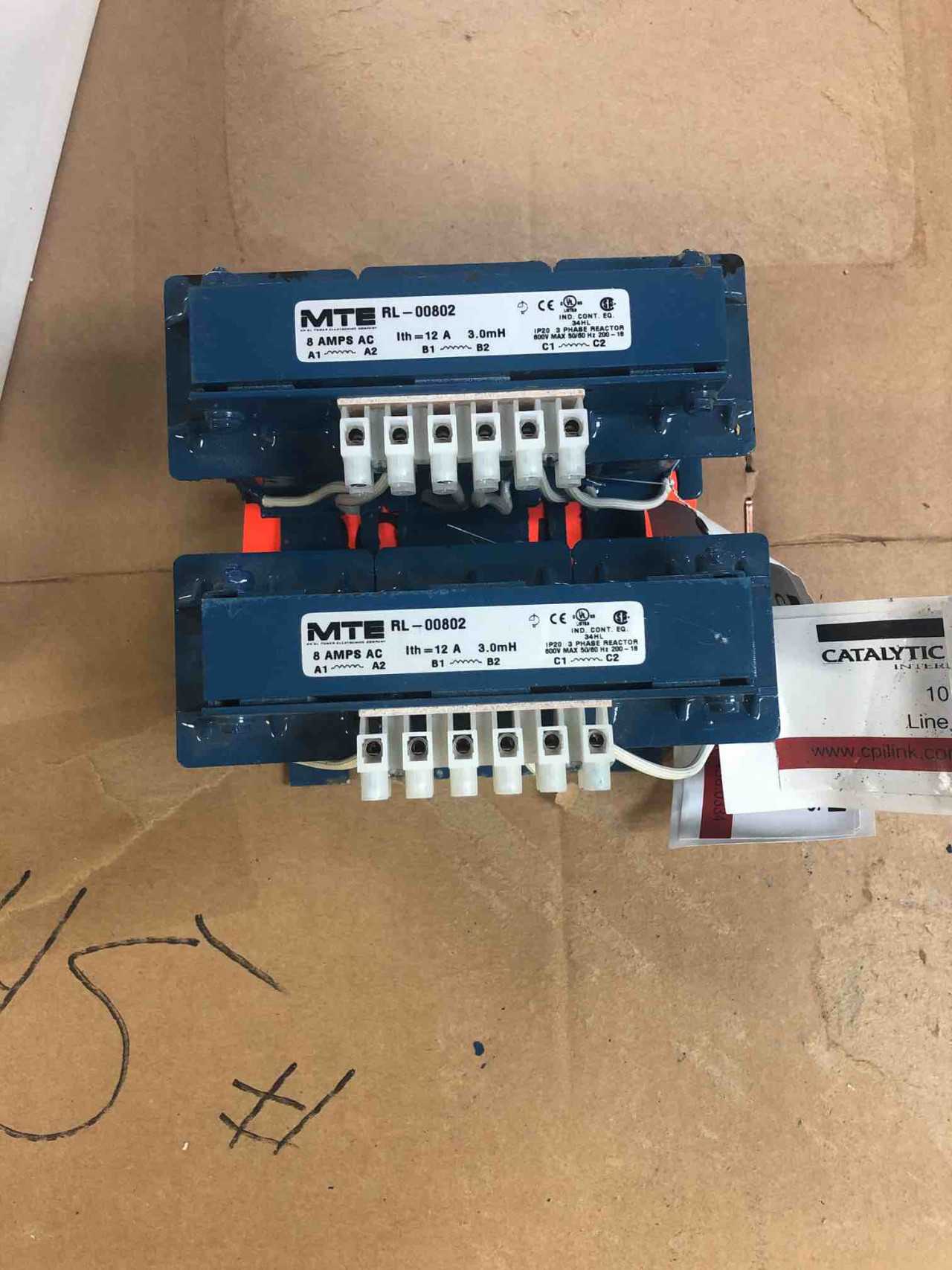 Allen-Bradley RL-00802 Line Reactor - INDUSTRIAL PARTS